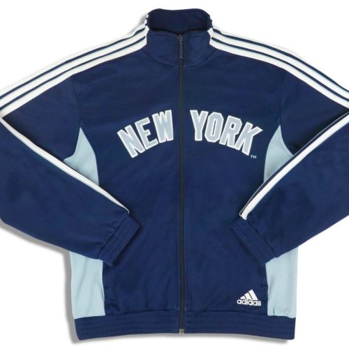 2002 NEW YORK YANKEES ADIDAS TRACK JACKET M