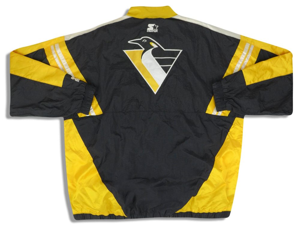 1990’s PITTSBURGH PENGUINS STARTER RAIN JACKET XL 2 dsc 2773