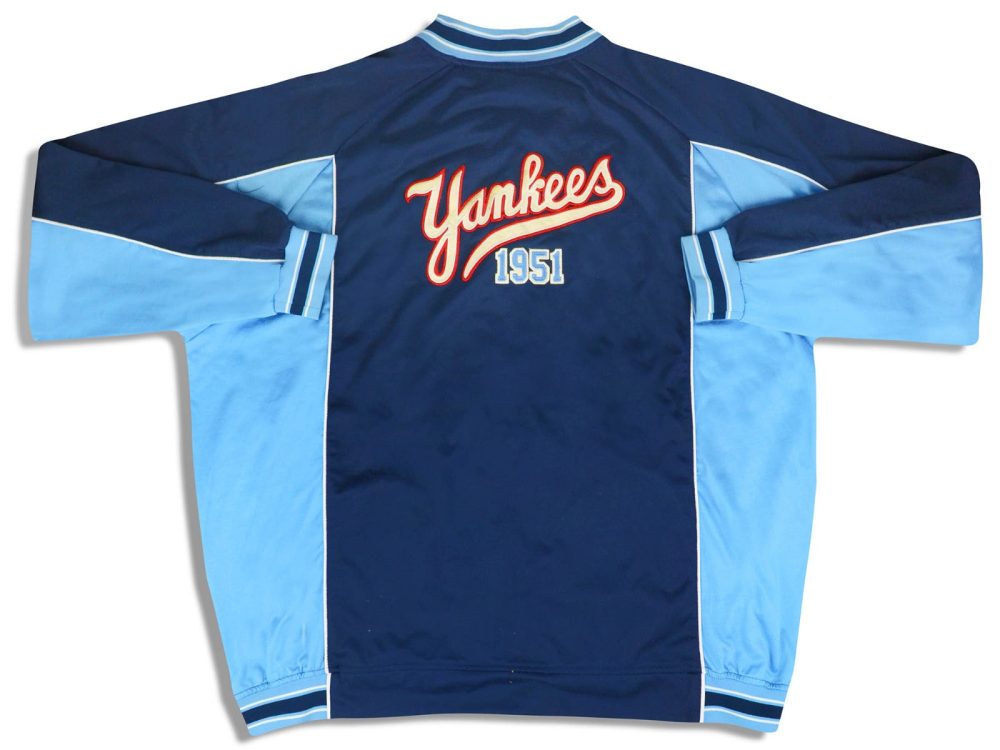 1951 NEW YORK YANKEES MAJESTIC COOPERSTOWN COLLECTION TRACK JACKET XXL 2 dsc 2890
