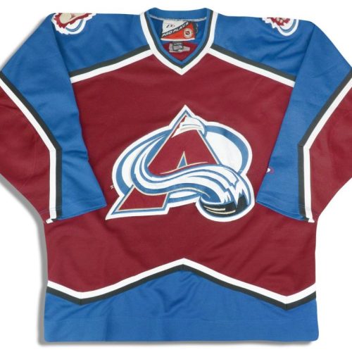 1999-00 COLORADO AVALANCHE PRO PLAYER JERSEY (AWAY) XL