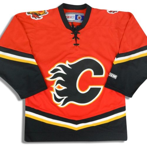 2003-06 CALGARY FLAMES CCM JERSEY (HOME) S