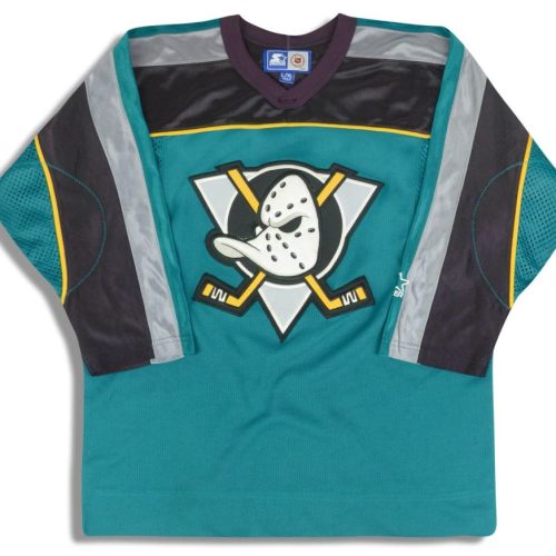 1997-99 ANAHEIM DUCKS STARTER JERSEY (ALTERNATE) Y