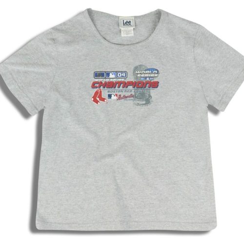 2004 BOSTON RED SOX WORLD SERIES CHAMPIONS LEE SPORT TEE Y