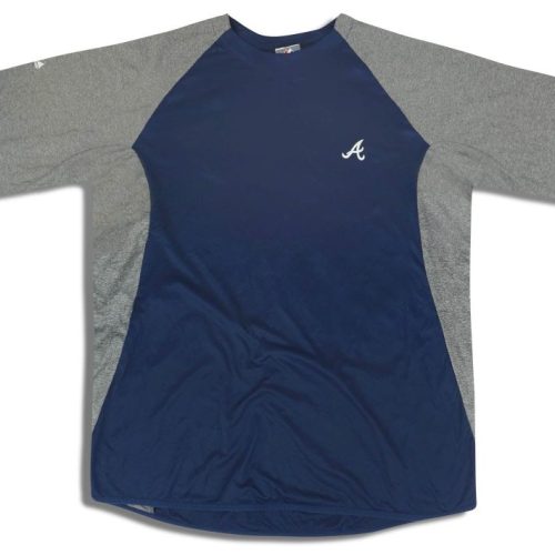 2012 ATLANTA BRAVES MAJESTIC THERMA BASE TRAINING SHIRT XL