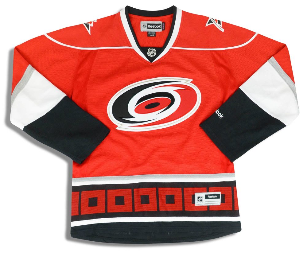 2008-13 CAROLINA HURRICANES REEBOK JERSEY (HOME) WOMENS (L) 1 dsc 4103