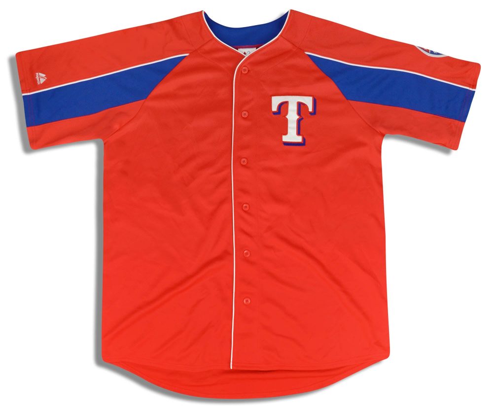 2000's TEXAS RANGERS YOUNG #10 MAJESTIC JERSEY (ALTERNATE) L 1 dsc 4145