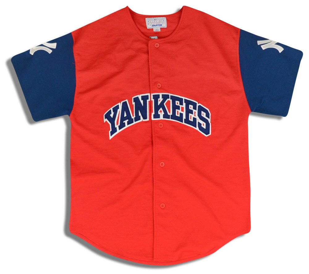 1990's NEW YORK YANKEES STARTER JERSEY L 1 dsc 4159