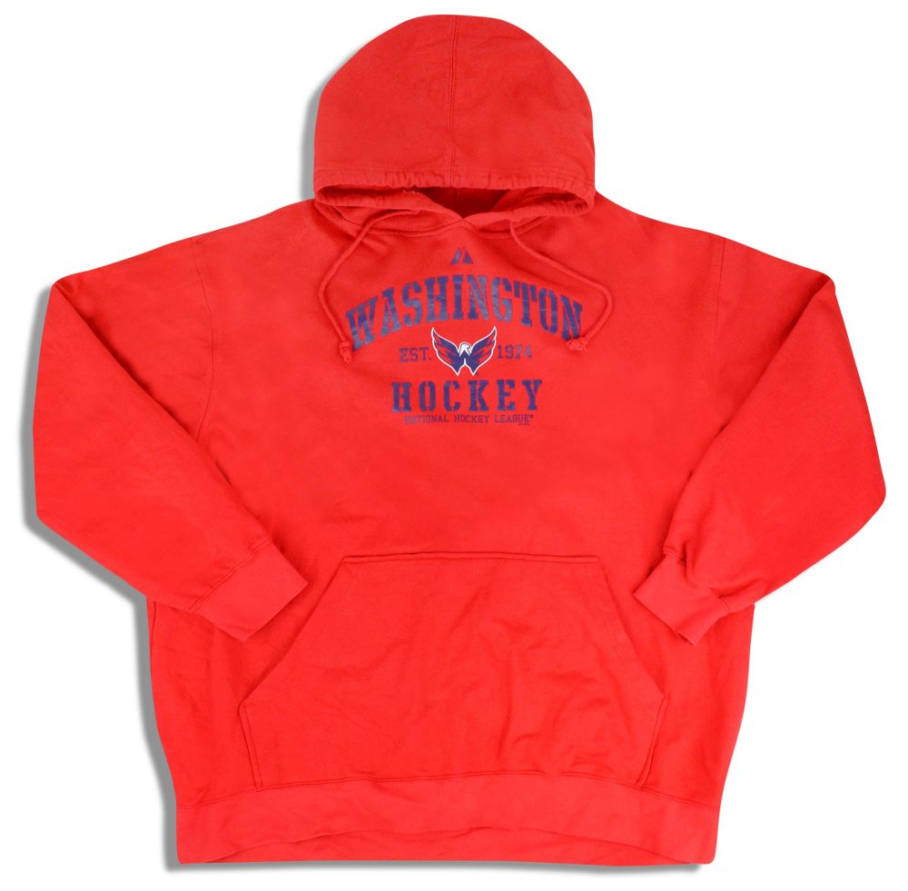 2010's WASHINGTON CAPITALS MAJESTIC HOODED SWEAT TOP XL 1 dsc 4863