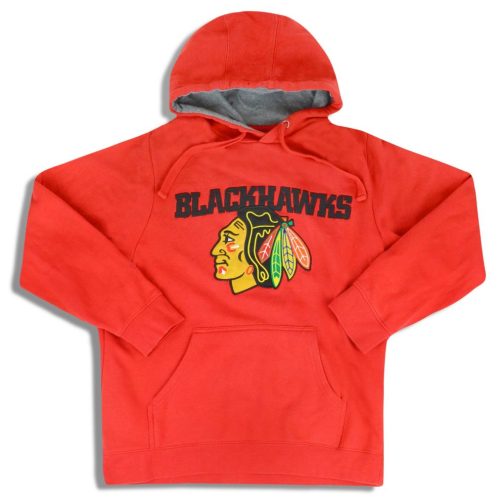 2015 CHICAGO BLACKHAWKS HOODED SWEAT TOP M