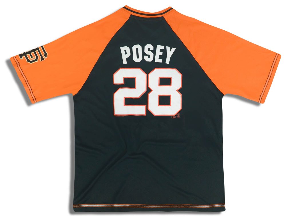 2013 SAN FRANCISCO GIANTS POSEY #28 TRAINING TEE L 2 dsc 5141
