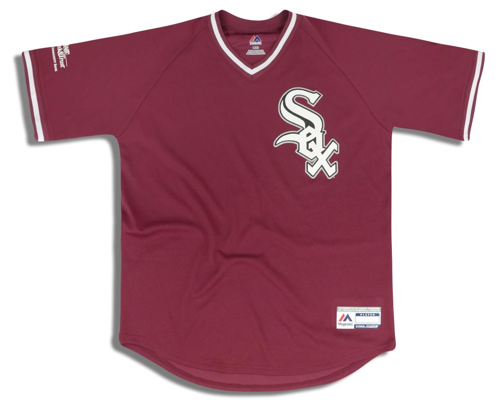 2015 CHICAGO WHITE SOX MAJESTIC COOL BASE JERSEY (ALTERNATE) L 1 dsc 5279