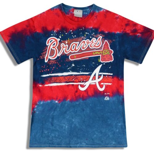 1990’s ATLANTA BRAVES TIE-DYE TEE M