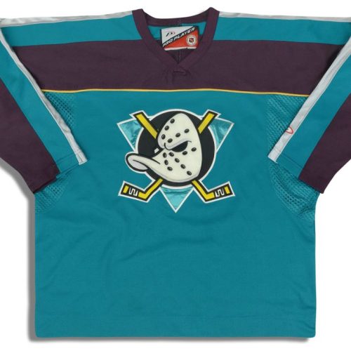 1999-00 ANAHEIM DUCKS PRO PLAYER JERSEY (ALTERNATE) S