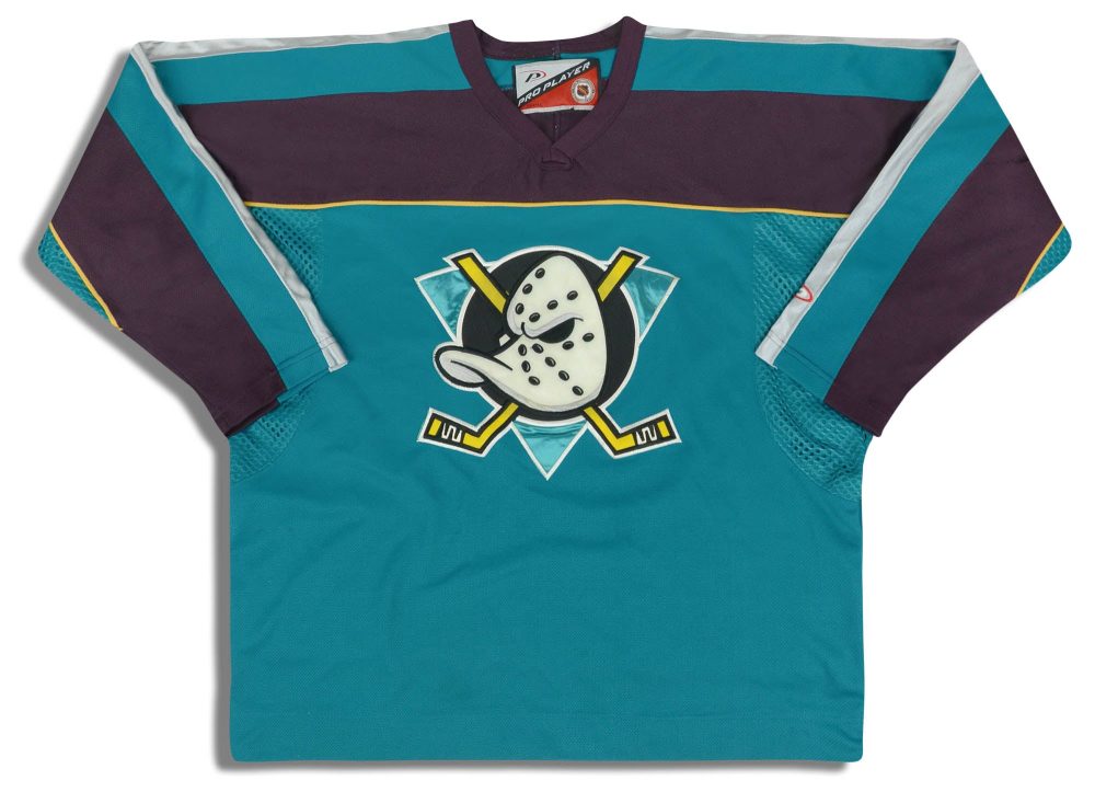 1999-00 ANAHEIM DUCKS PRO PLAYER JERSEY (ALTERNATE) S 1 dsc 6192