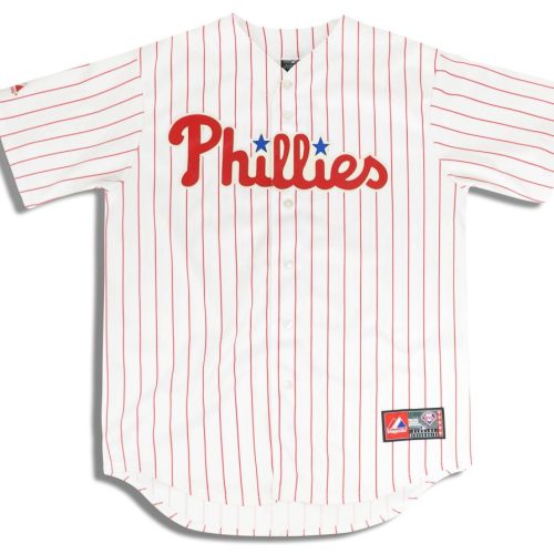 2009-15 PHILADELPHIA PHILLIES MAJESTIC JERSEY (HOME) L