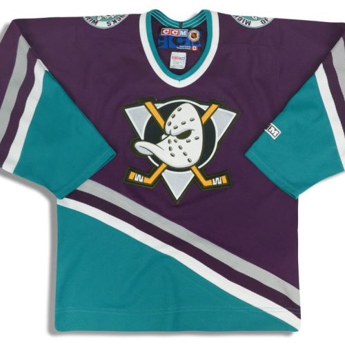 1993-96 ANAHEIM DUCKS CCM JERSEY (AWAY) S