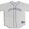 2012-14 COLORADO ROCKIES CUDDYER #3 MAJESTIC JERSEY (AWAY) XL 2 dsc 6764