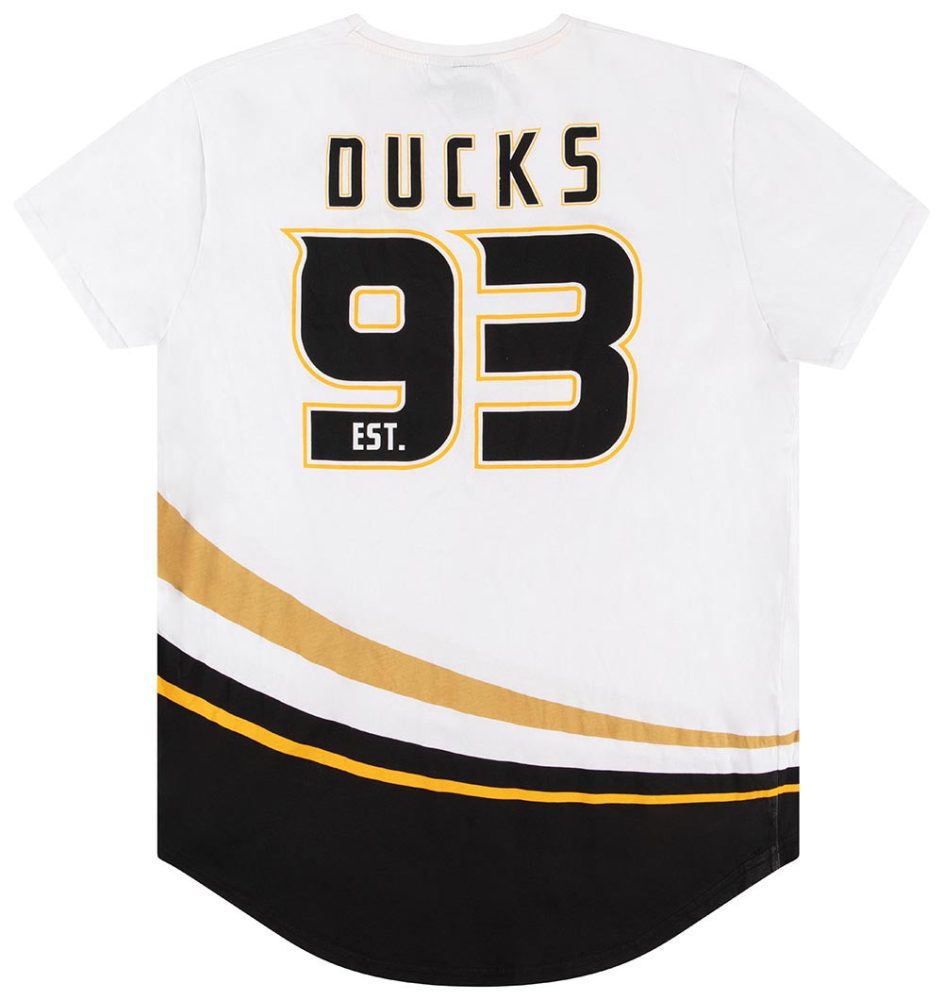 2000-06 ANAHEIM DUCKS MAJESTIC TEE WOMENS (XL) 2 ducts0001 back