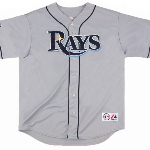 2008-09 TAMPA BAY RAYS MAJESTIC JERSEY (AWAY) XL