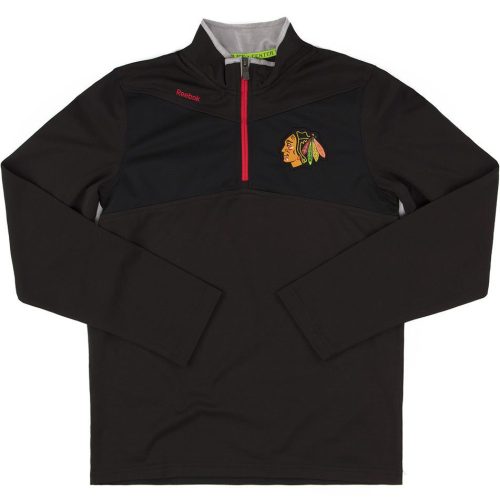 2016-17 CHICAGO BLACKHAWKS REEBOK CENTER ICE TRAINING TOP Y