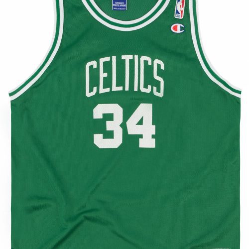 1998-02 BOSTON CELTICS PIERCE #34 CHAMPION JERSEY (AWAY) Y
