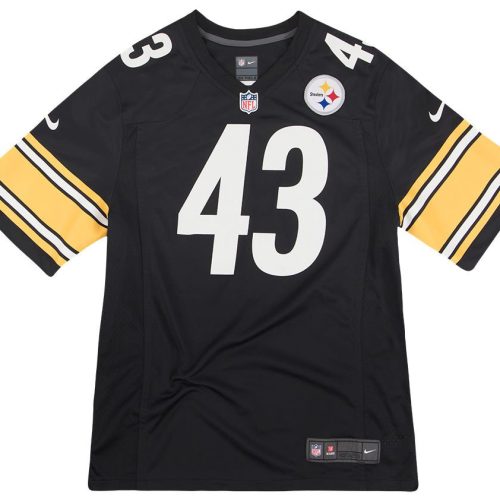 2012-14 PITTSBURGH STEELERS POLAMALU #43 NIKE GAME JERSEY (HOME) XXL