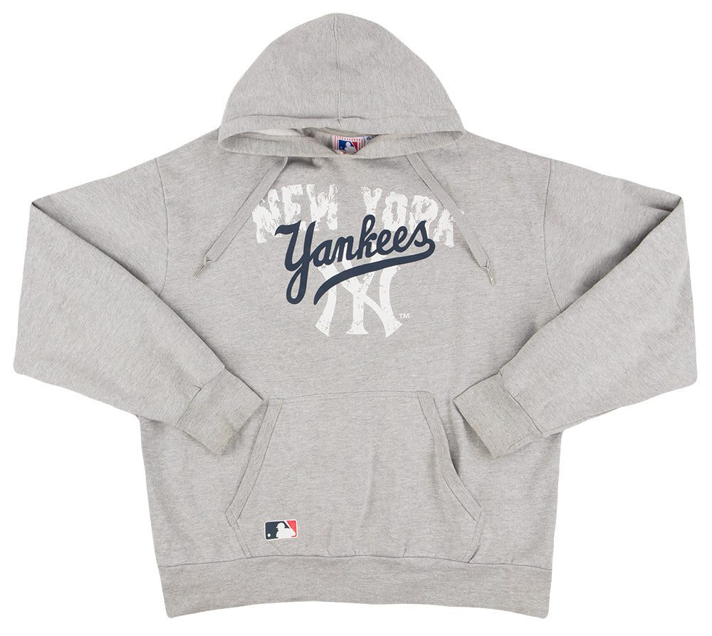2000's NEW YORK YANKEES HOODED SWEAT TOP XL 1 game 7 session03937