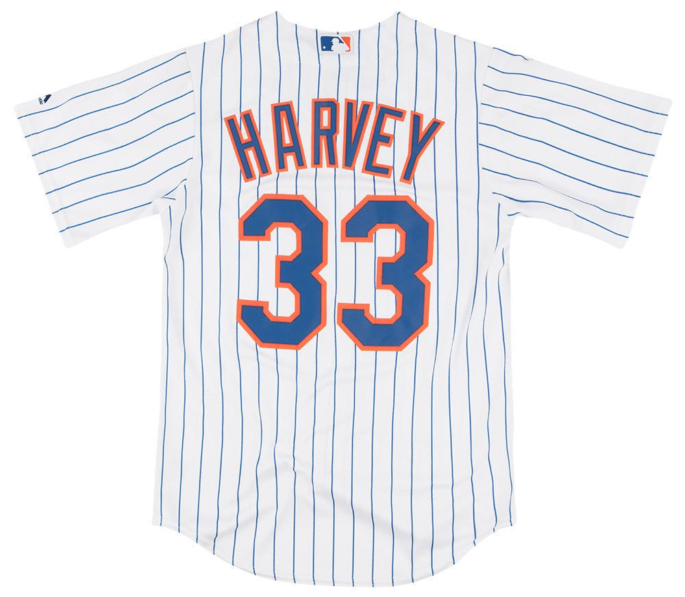 2015-18 NEW YORK METS HARVEY #33 MAJESTIC COOL BASE JERSEY (HOME) S 2 game 7 session03958