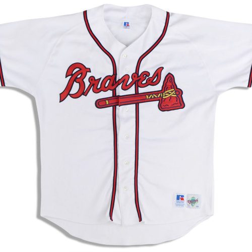 1990's ATLANTA BRAVES RUSSELL ATHLETIC DIAMOND COLLECTION JERSEY (HOME) XL