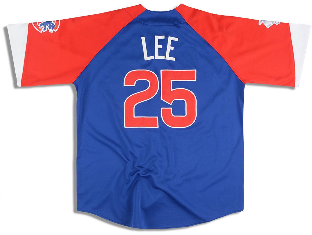 2004-10 CHICAGO CUBS LEE #25 MAJESTIC JERSEY (ALTERNATE) XL 2 hyde0167