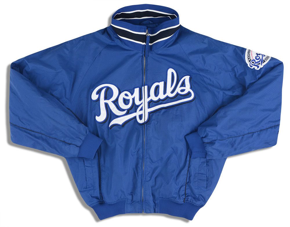 2000's KANSAS CITY ROYALS MAJESTIC JACKET L 1 hyde0187