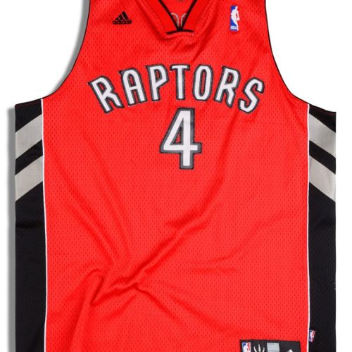 2006-10 TORONTO RAPTORS BOSH #4 ADIDAS SWINGMAN JERSEY (AWAY) XL