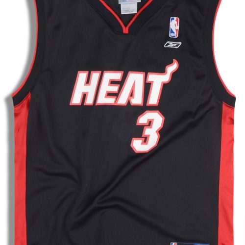 2003-06 MIAMI HEAT WADE #3 REEBOK JERSEY (AWAY) Y