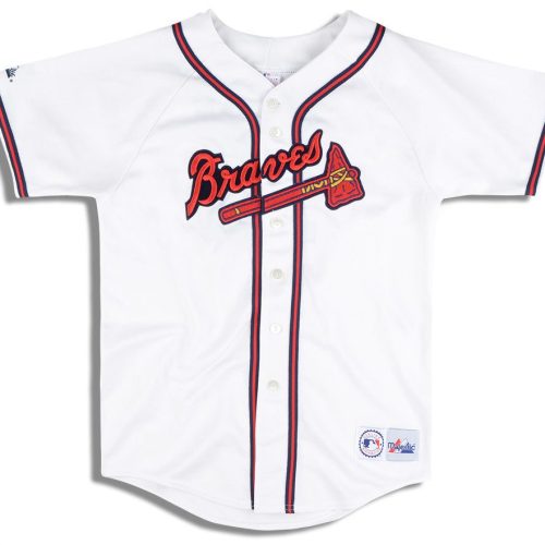 2005-09 ATLANTA BRAVES C. JONES #10 MAJESTIC JERSEY (HOME) Y