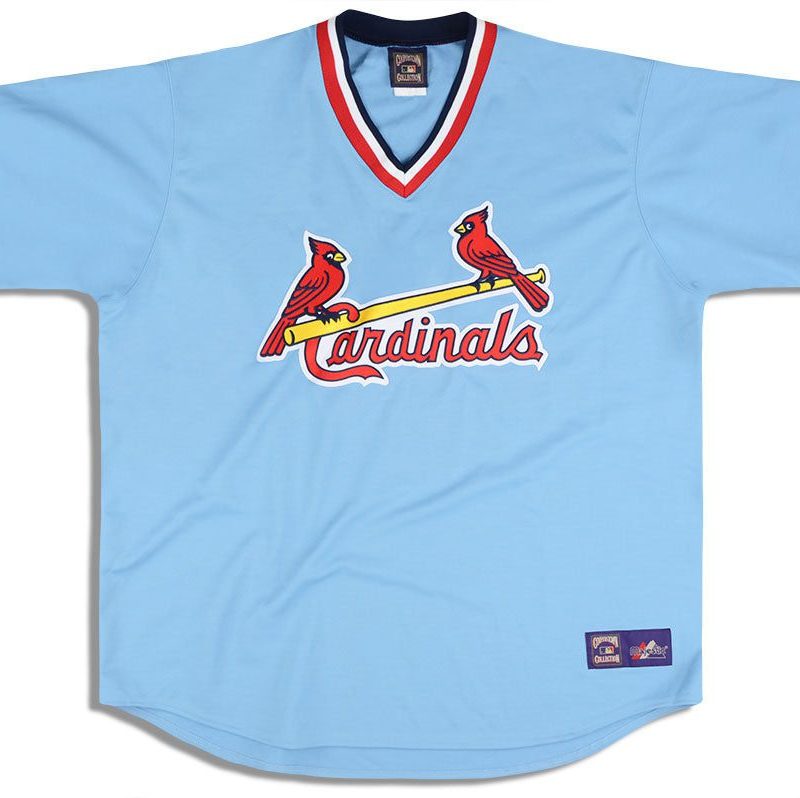 1976-84 ST. LOUIS CARDINALS MAJESTIC COOPERSTOWN COLLECTION JERSEY (AWAY) 3XL