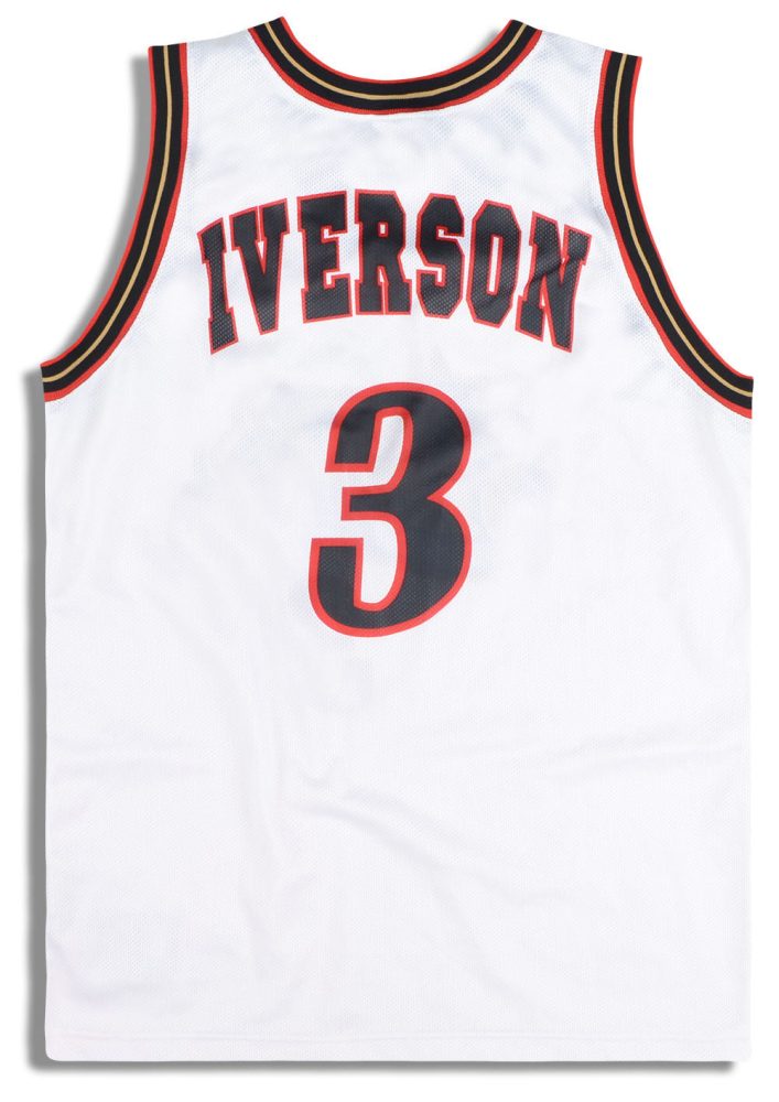 1998-00 PHILADELPHIA 76ERS IVERSON #3 CHAMPION JERSEY (HOME) L 2 hyde0670 1 1 a2789857 b06a 4e8d 9c01 4d769685b422