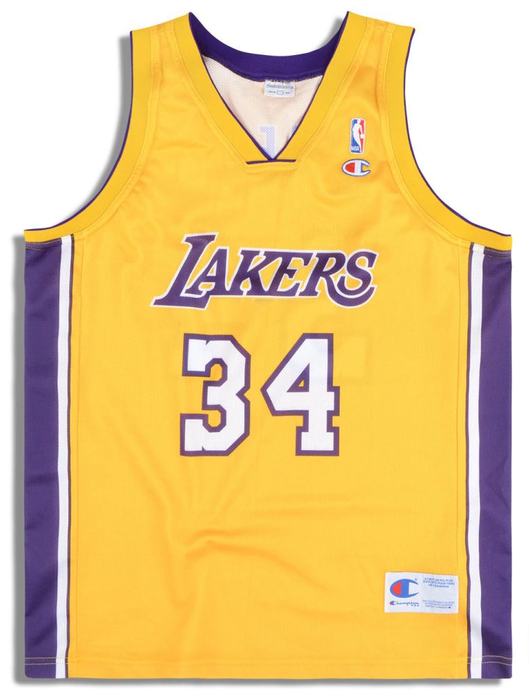 1999-04 LA LAKERS O'NEAL #34 CHAMPION JERSEY (HOME) XXL 1 hyde0772 1 1 2 1 07a02154 1bec 4bb5 abd6 242925f74abf