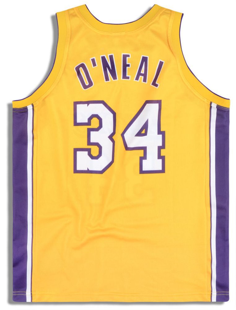 1999-04 LA LAKERS O'NEAL #34 CHAMPION JERSEY (HOME) XXL 2 hyde0773 1 1 2 1 0737708c ddaa 4f19 b564 932cc99896bf
