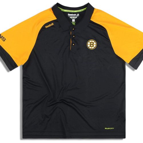 2015 BOSTON BRUINS REEBOK CENTER ICE POLO SHIRT XL