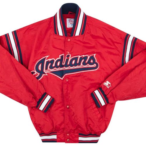 1990's CLEVELAND INDIANS STARTER SATIN JACKET M