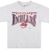 1995 CLEVELAND INDIANS LOGO 7 GRAPHIC TEE L 2 indts9501 front