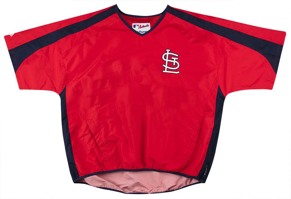 2000's ST. LOUIS CARDINALS AUTHENTIC MAJESTIC WNDBREAKER JACKET XXL 1 jed boots social and rucksack 04015