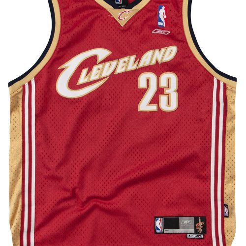 2004-06 CLEVELAND CAVALIERS JAMES #23 REEBOK SWINGMAN JERSEY (AWAY) Y
