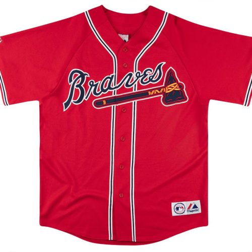 2005-09 ATLANTA BRAVES JONES #10 MAJESTIC JERSEY (ALTERNATE) XL