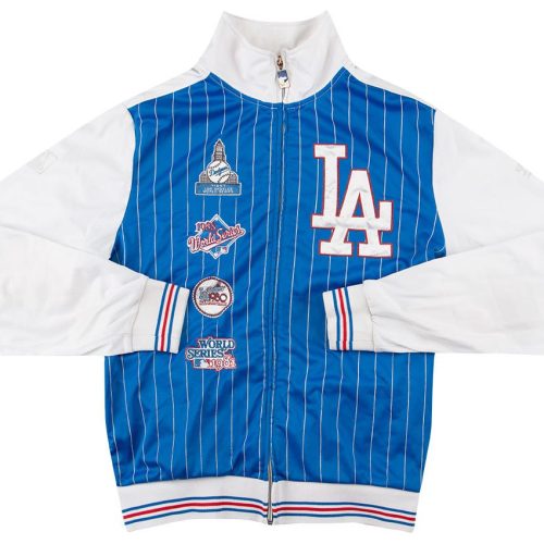 2000’s LA DODGERS MAJESTIC COOPERSTOWN COLLECTION WORLD SERIES TRACK JACKET L