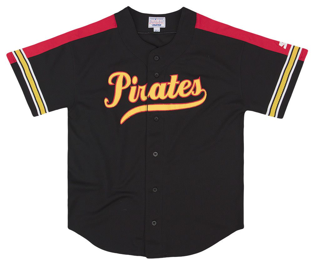 1990's PITTSBURGH PIRATES STARTER JERSEY L 1 jed mw03076