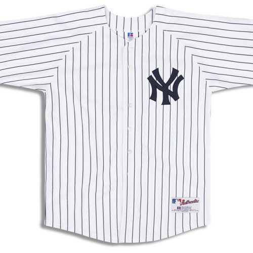 2002-04 NEW YORK YANKEES JETER #2 AUTHENTIC RUSSELL ATHLETIC JERSEY (HOME) Y