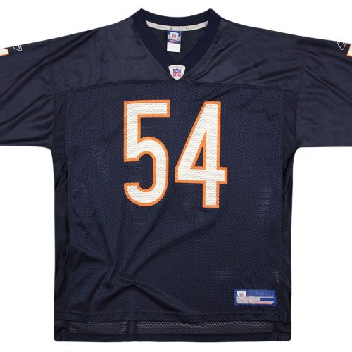 2002-04 CHICAGO BEARS URLACHER #54 REEBOK ON FIELD JERSEY (HOME) XL