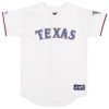 2010 TEXAS RANGERS WORLD SERIES MAJESTIC JERSEY (HOME) Y 4 jess03662