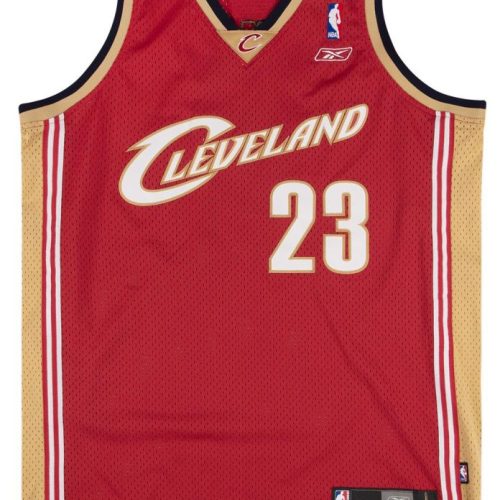 2004-06 CLEVELAND CAVALIERS JAMES #23 REEBOK SWINGMAN JERSEY (AWAY) L